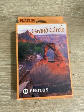 Vintage Grand Circle 4 Corners Playing Cards Deck